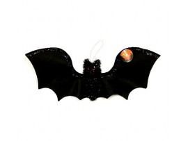 BAT, W/RED EYES GARLAND/TRIM