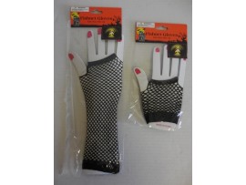 Gloves, Black Fishnet 2 Asst