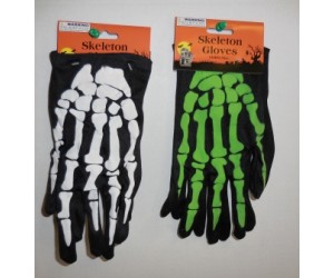 Hwn Skeleton Gloves Childrens