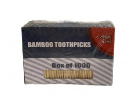 Toothpicks, Bamboo 1000ct Box