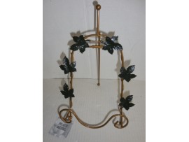 Plate Easel W /Ivy Wrap 11 x 6''