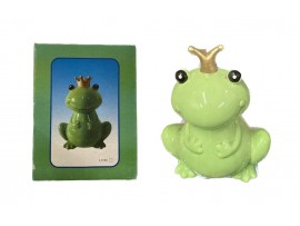 Bank Frog W/Crown W/Color Box