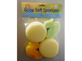 Sponges, Baby Soft S/4