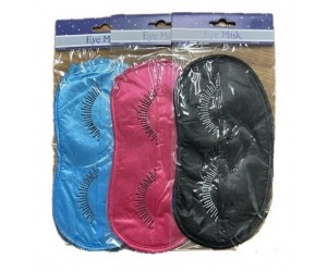 EYE MASK, PINK/ BLUE/BLACK