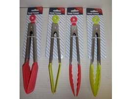 Food Tongs 2 Styles Red & Lime