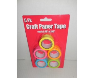 Tape, Paper 5 Neon Colors