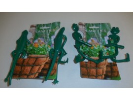 Plant Ties,2 Asst Frog/ Gecko