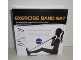 Exercise Band Set, W/3 Asst Items Boxed
