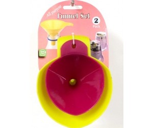 FUNNEL, 2PC ASST. COLORS