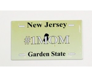 Magnet Metal #1 Mom New Jersey