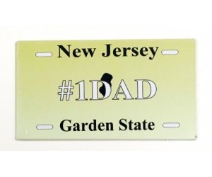 Metal Magnet #1 Dad New Jersey