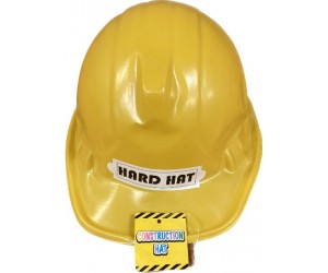 CONSTRUCTION HAT,YELLOW PLASTIC