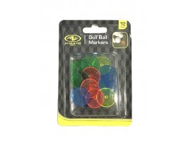 ATHLETIC GOLF BALL MARKERS 12CT ASST.