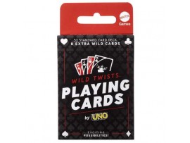 MATTEL PLAYING CARDS WILD TWISTS BY UNO