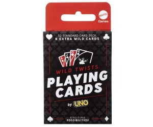 MATTEL PLAYING CARDS WILD TWISTS BY UNO