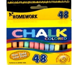 Chalk, Colored 48Pcs.