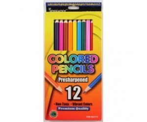 Colored Asst Pencils, 12ct