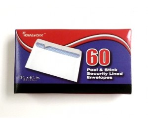 Envelopes, Security 3 5/8 x 6 Peel & Stick