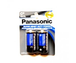 Batteries, C 2pk. Panasonic H/D