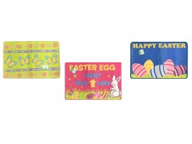 EASTER CLOTH DOORMAT 23"x15"